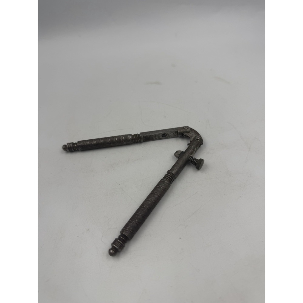 Vintage Folding Specialty Tool Adjustable Clamp Pliers Knurled Handles Metal
